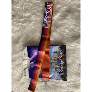 NEW EPCOT Limited Edition Double Wide Lanyard